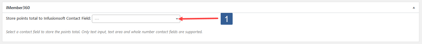 Selecting Points Total